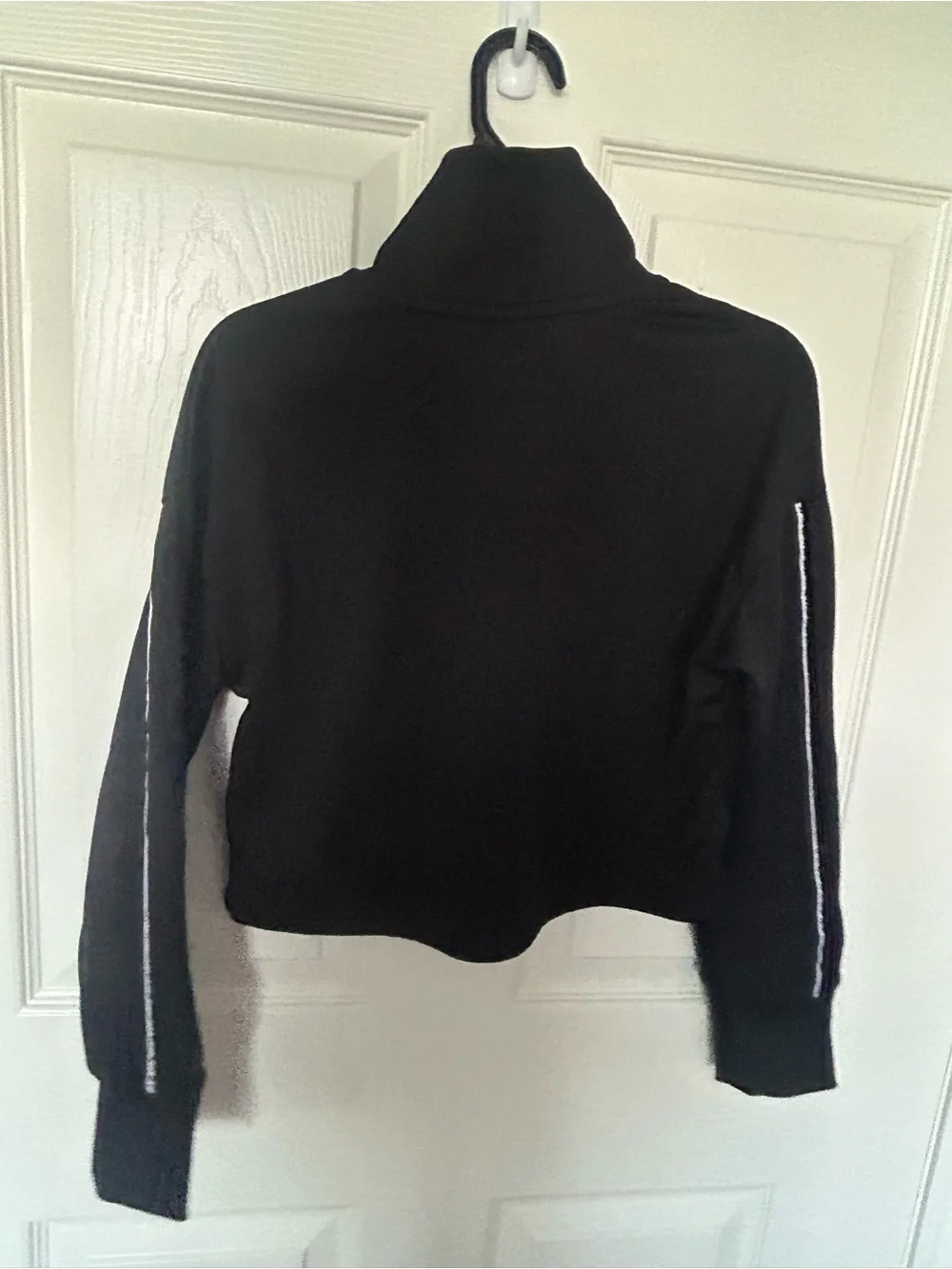 Nike Black Track Jacket and Pants with White Swoosh